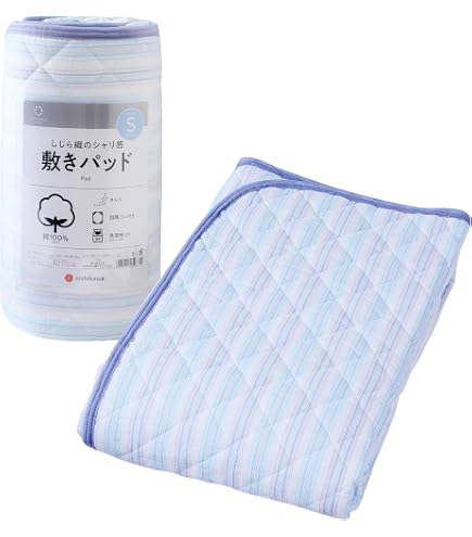 Amazon｜ニッケ商事 NIKKE home 敷きパッド ぽこぽこ 敷パッド (麻混45
